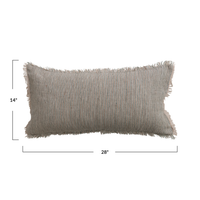 Cotton & Linen Striped Lumbar