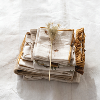 Floral Embroidery Napkins