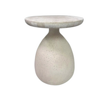 Gina Travertine Side Table