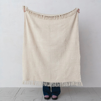Woven Cotton Chenille Throw