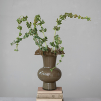 Footed Ruffled Vase