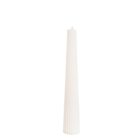 Fluted Taper Candle | Baran Collection