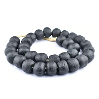 Black Glass Beads
