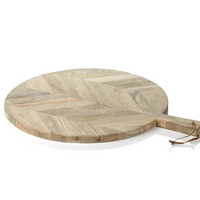 Herringbone Wood Charcuterie Board