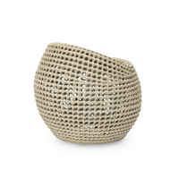 Ava Leather Woven Chair