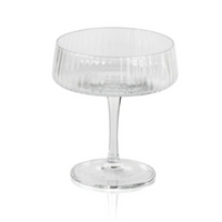 Fluted Martini Glasses