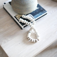 bone beads perfect for styling on bookshelves or table tops