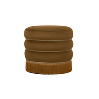 Velvet Ottoman