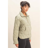 Quilted Half Zip