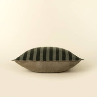 Sage Stripe Linen Pillow Cover 20x20