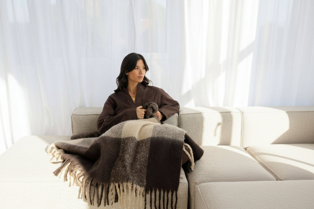 Dark Earth Throw Blanket