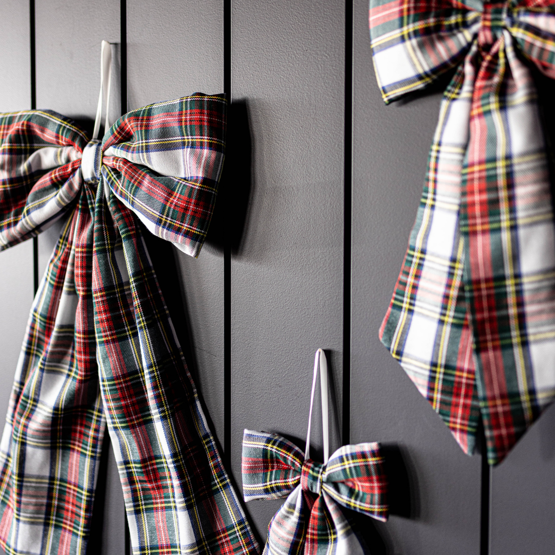 Holiday Plaid Bow