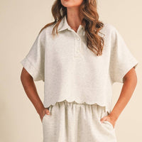 Scallop Edge Collar Set