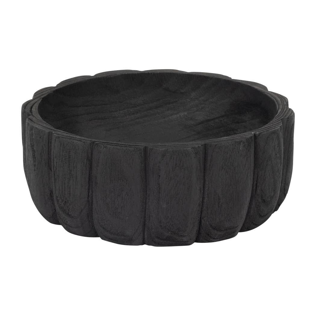 Paulownia Scalloped Bowl