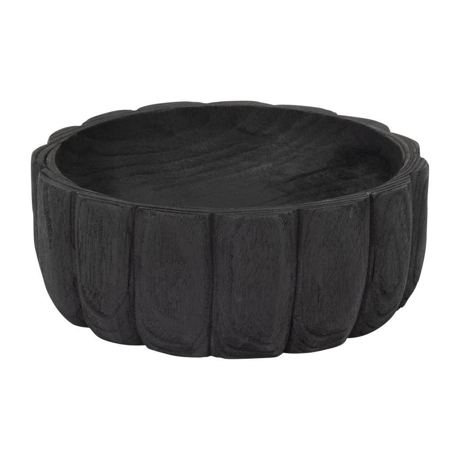 Paulownia Scalloped Bowl
