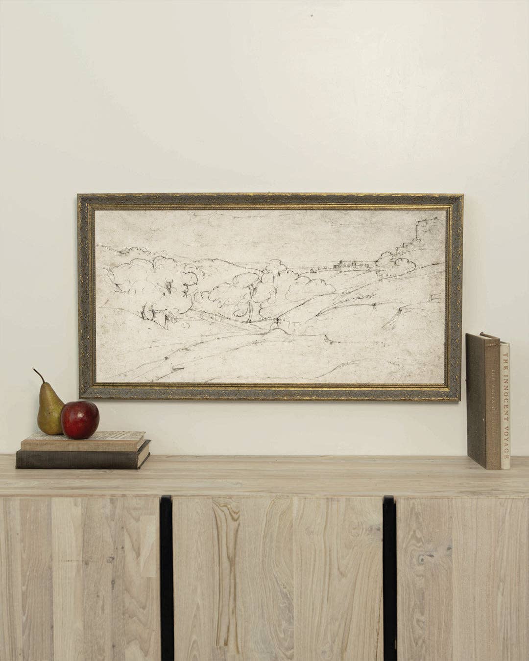 Rolling Hills Sketch: 12x7
