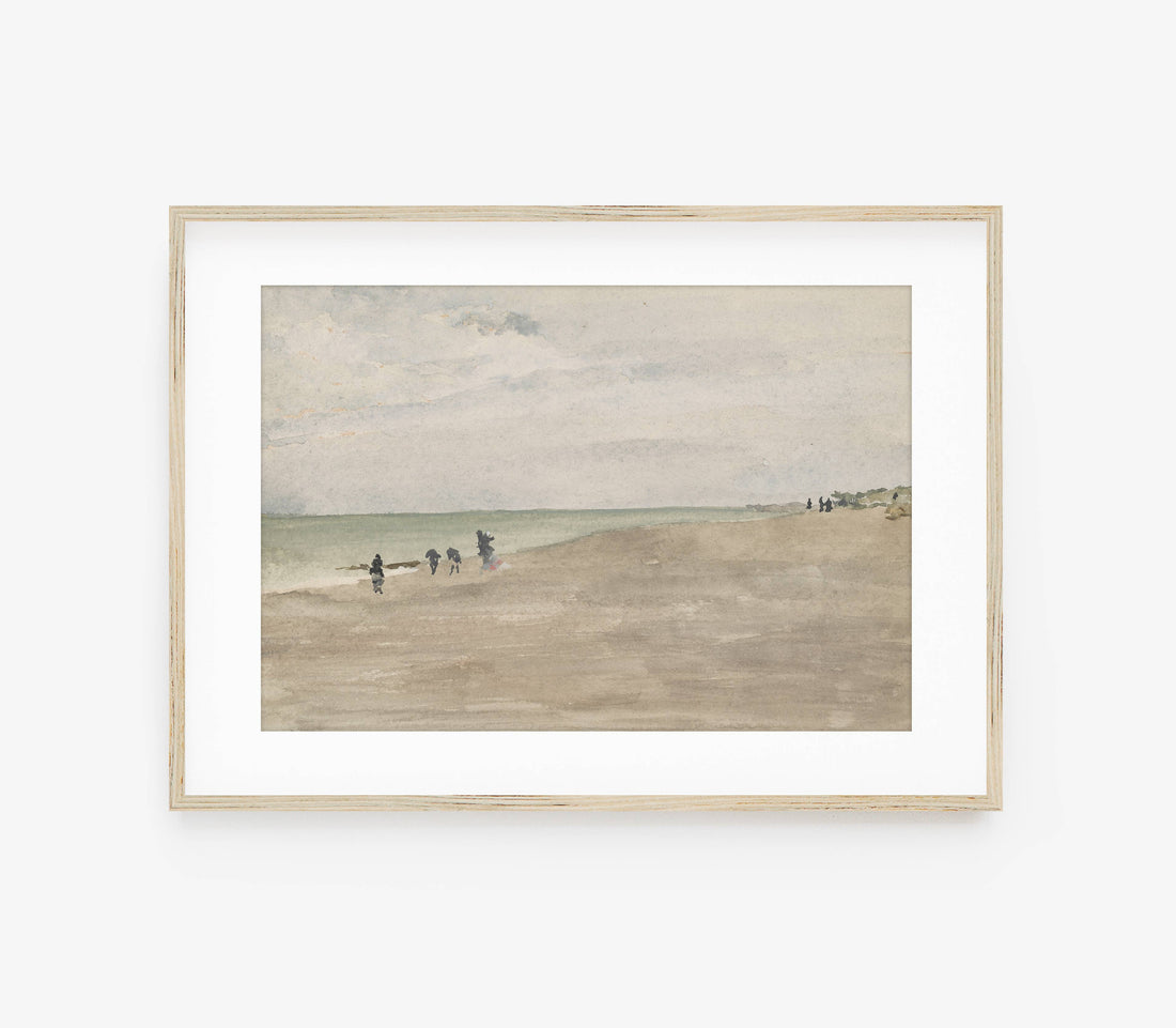 Vintage Coast Shore Print 5x7