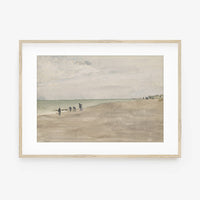 Vintage Coast Shore Print 5x7