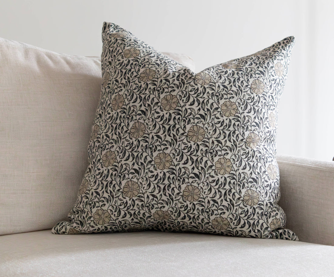 Fleur de Vie Floral Pillow Cover