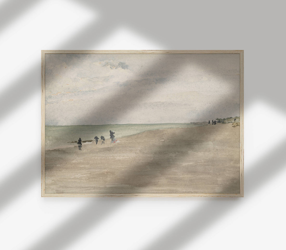 Vintage Coast Shore Print 5x7