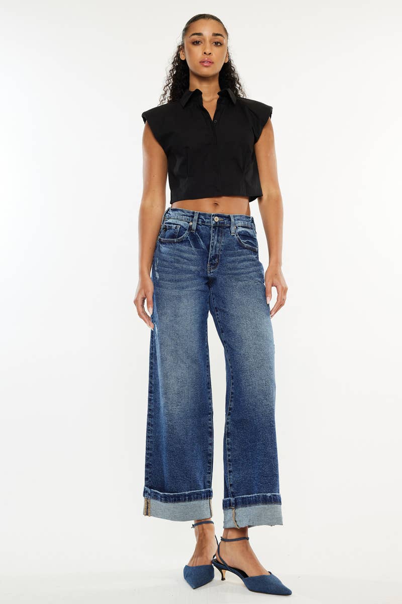 Abigail Wide Leg Jean