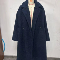 Plush Fleece Trench Coat