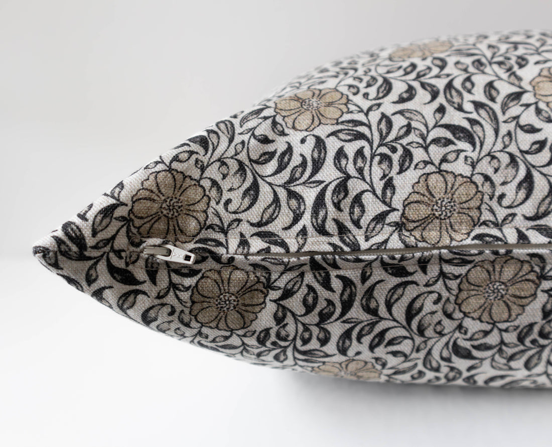 Fleur de Vie Floral Pillow Cover
