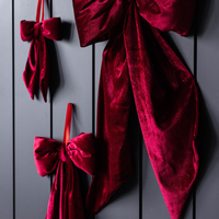 Red Velvet Bow Large
