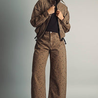 Polka Dot Barrel Pants