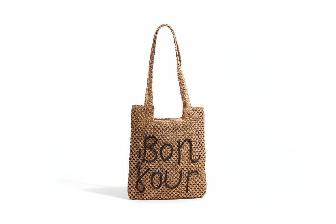Bon Jour Woven Tote