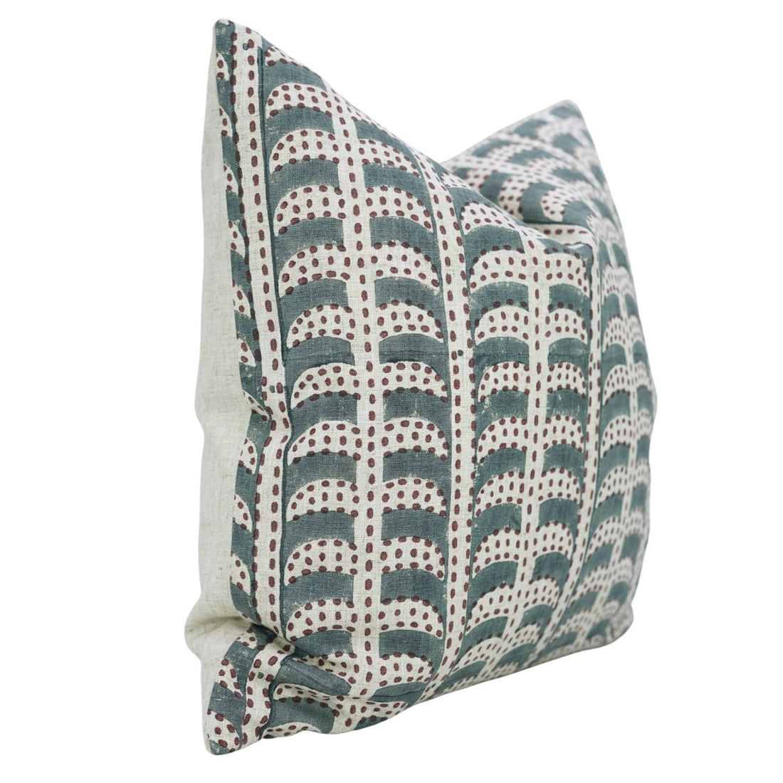 Block Linen Pillow Cover