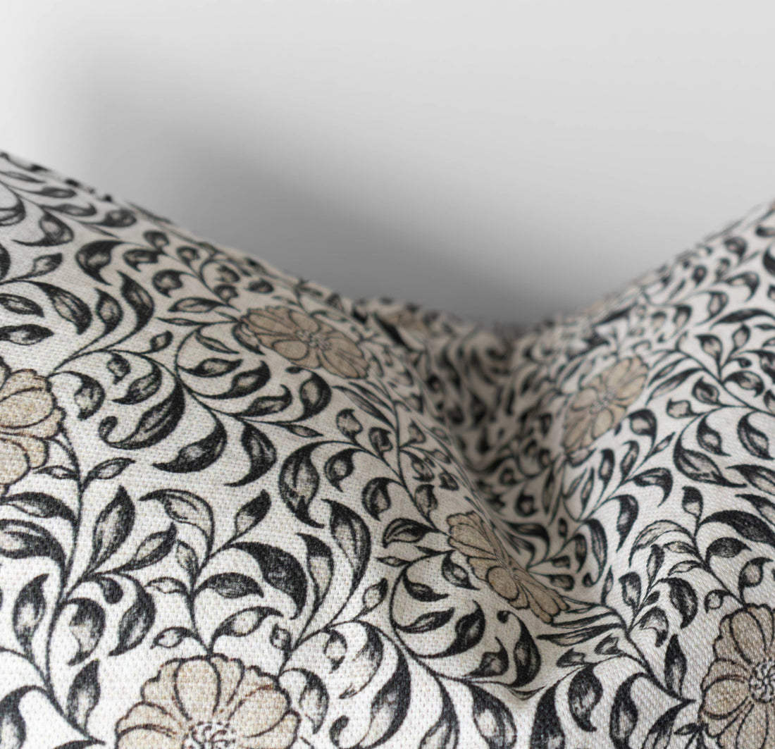 Fleur de Vie Floral Pillow Cover