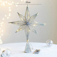 Silver Star Tree Topper