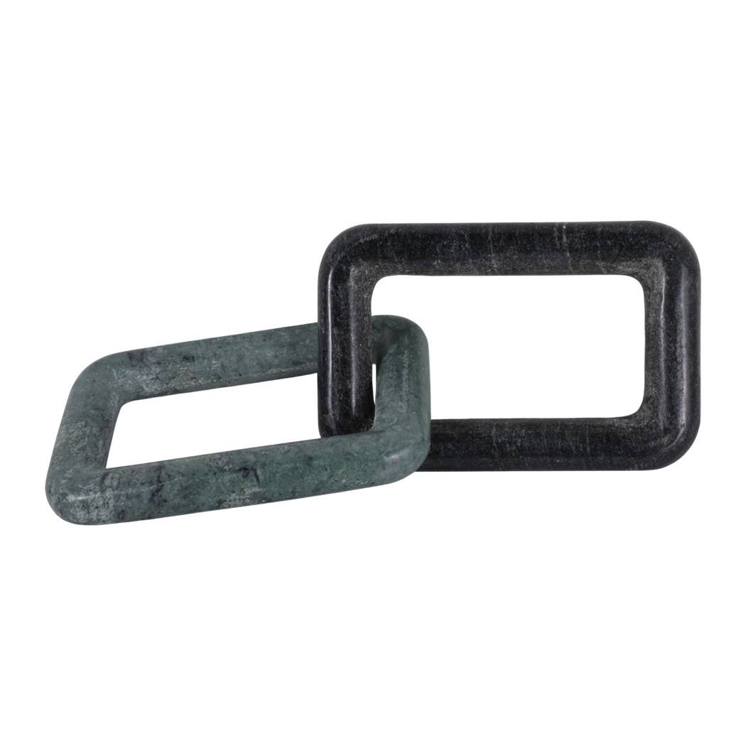 Black & Green Marble Links