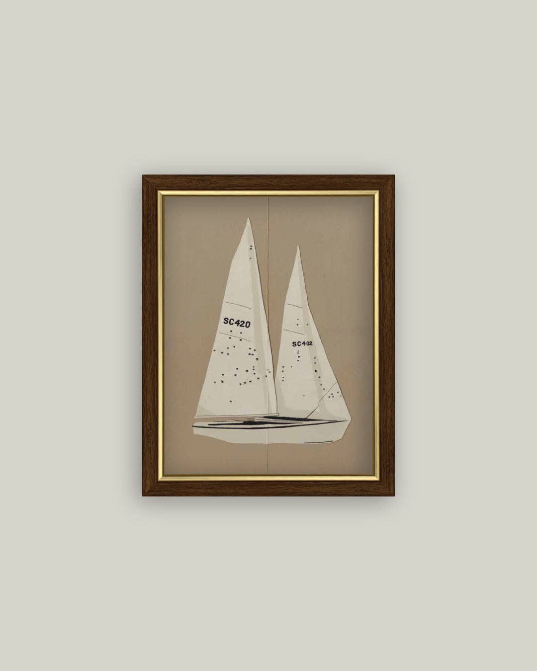 Sailboat Illustration: 11x15