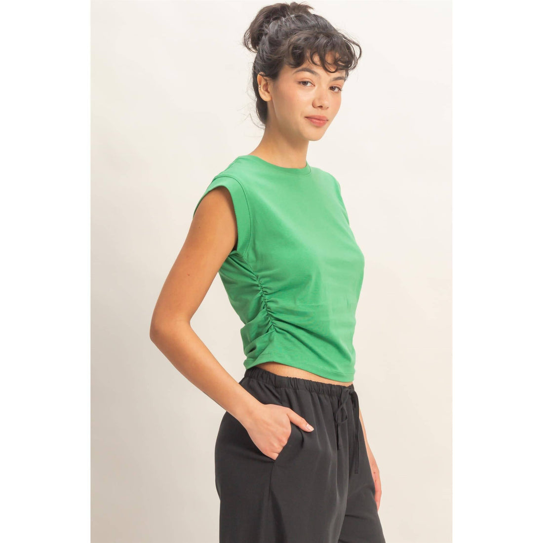 Sleeveless Cotton Top