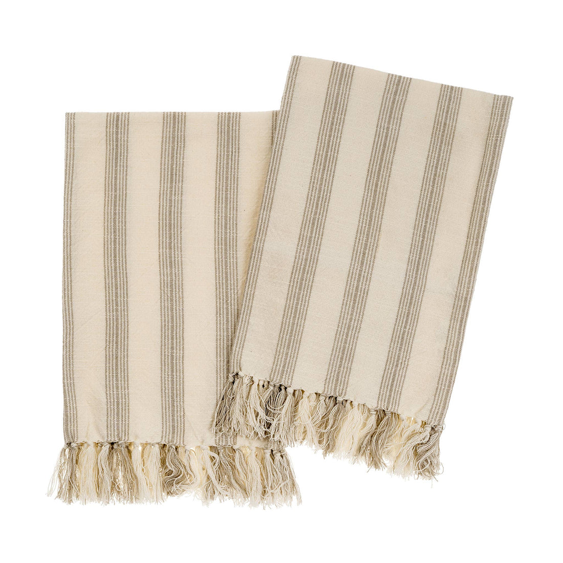 French Stripe Hand Towels - Set of 2