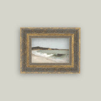 Beach Landscape Framed Art: 12x7