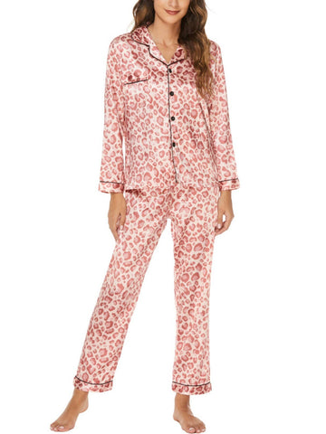 Animal Print Pajama Set