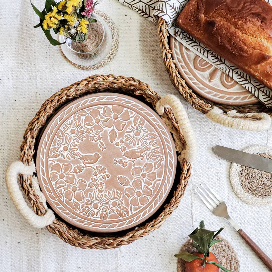 Handmade Bread Warmer & Basket