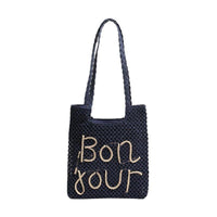 Bon Jour Woven Tote