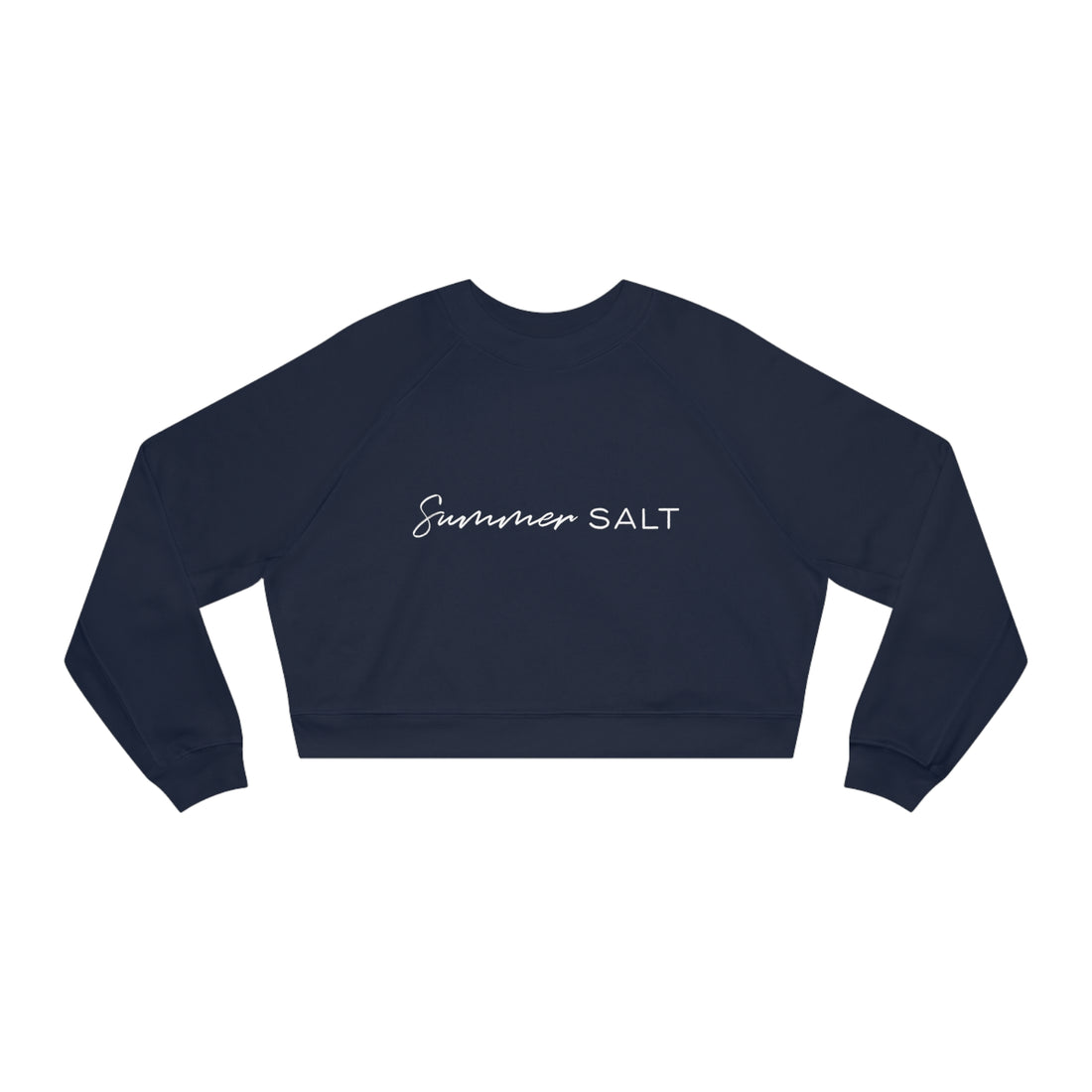 Summer Salt Cropped Fleece Pullover