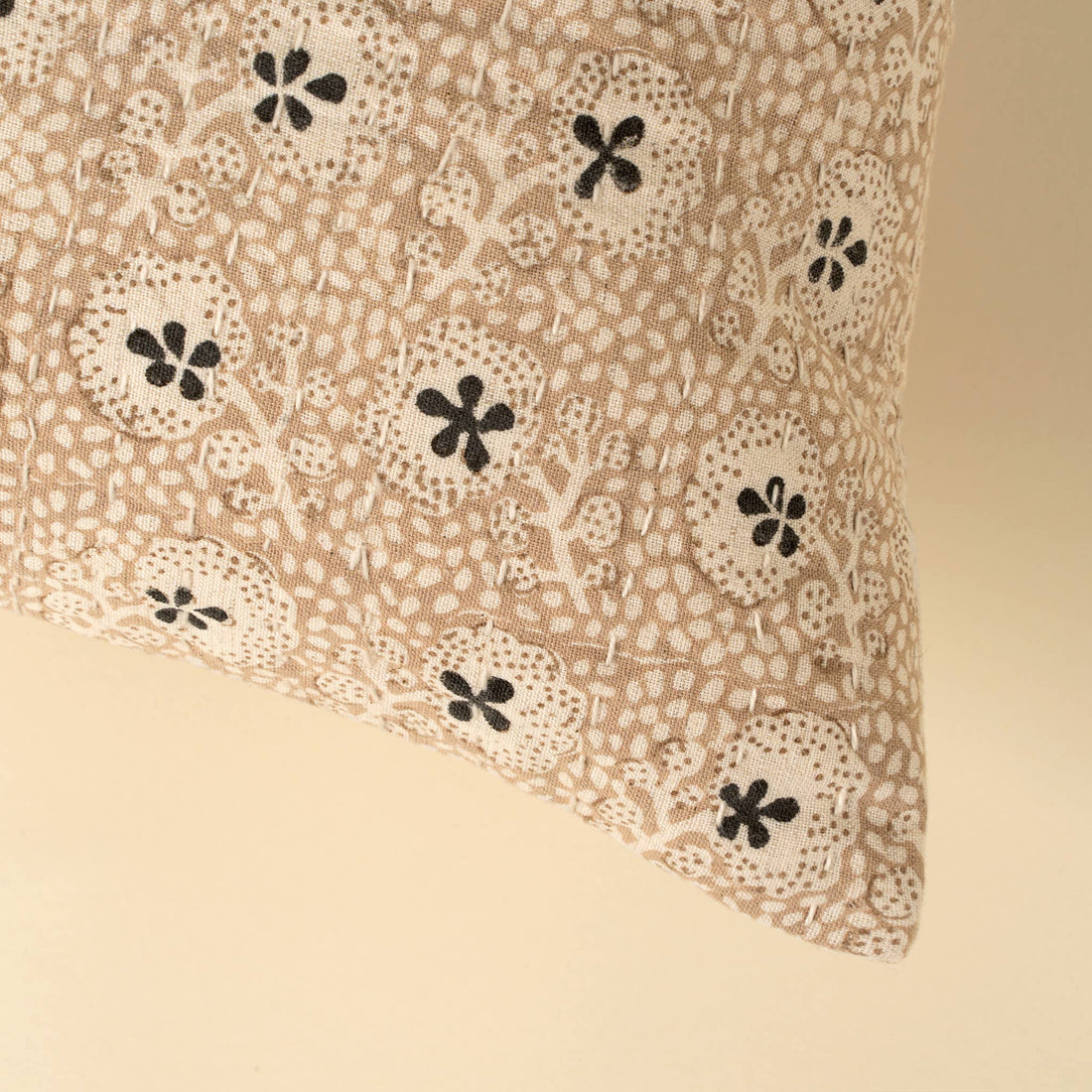 Kantha Block Print Pillow