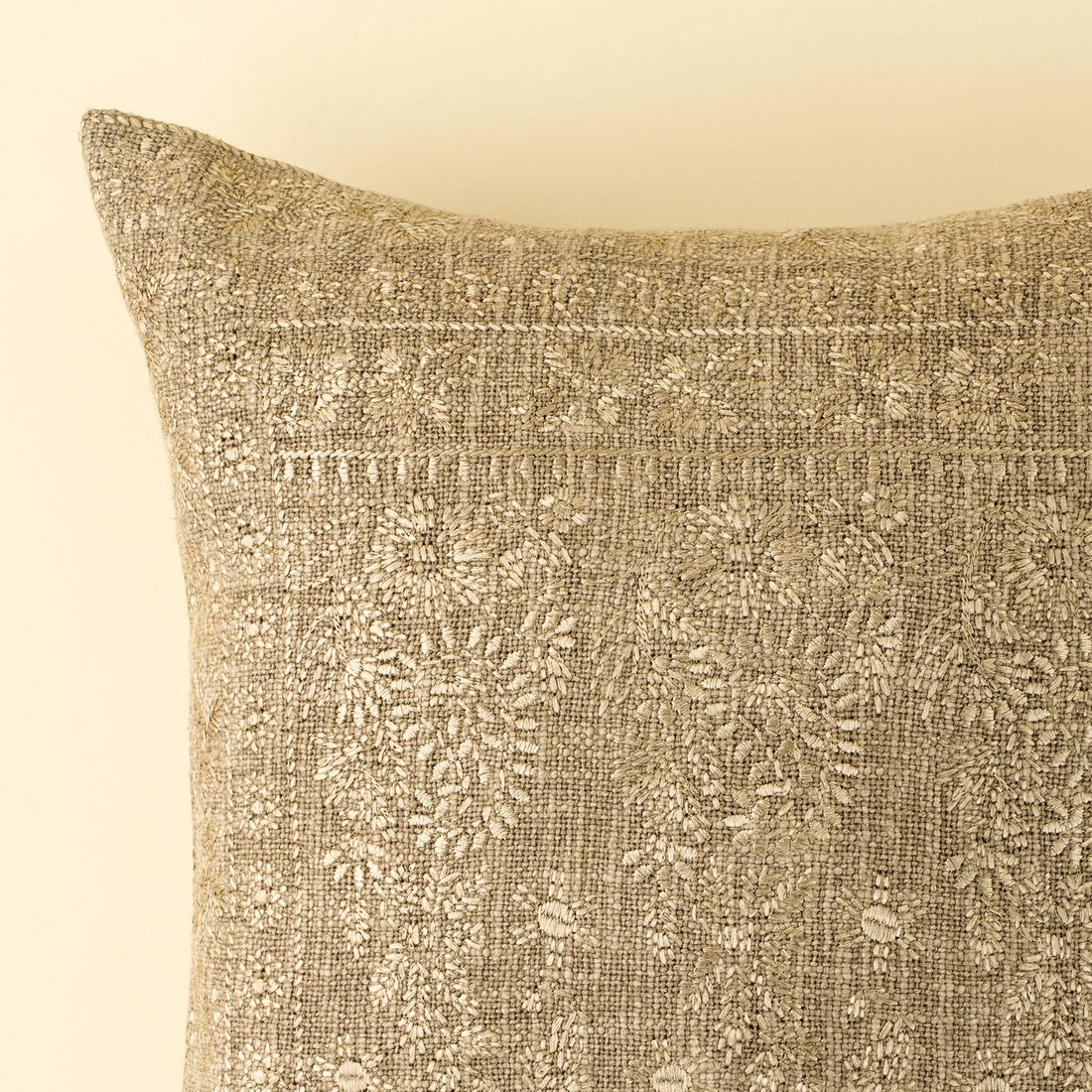 Nisha Embroidered Pillow Cover 20x20