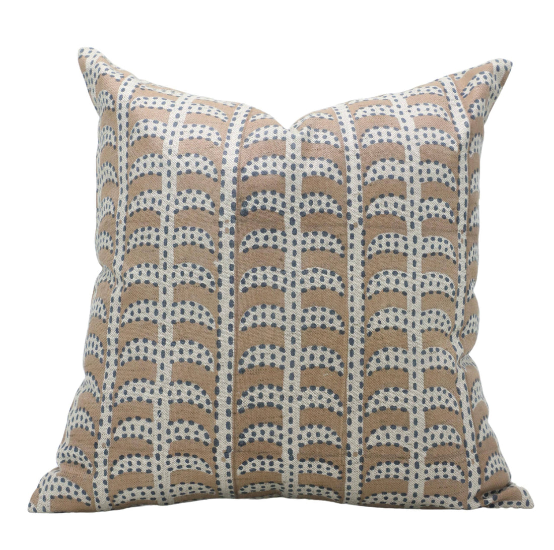 Garud Linen Block Print Pillow Cover