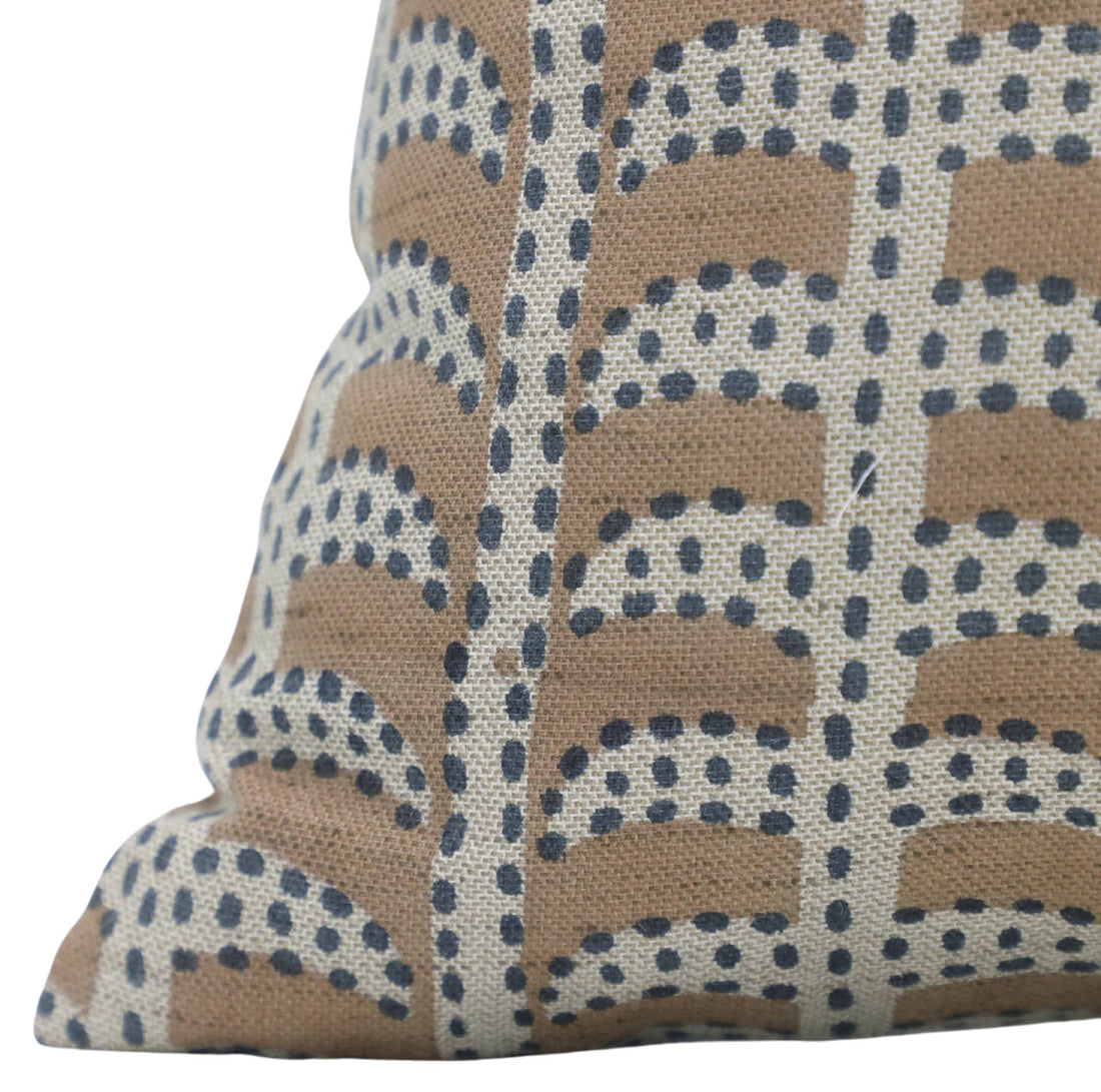 Garud Linen Block Print Pillow Cover