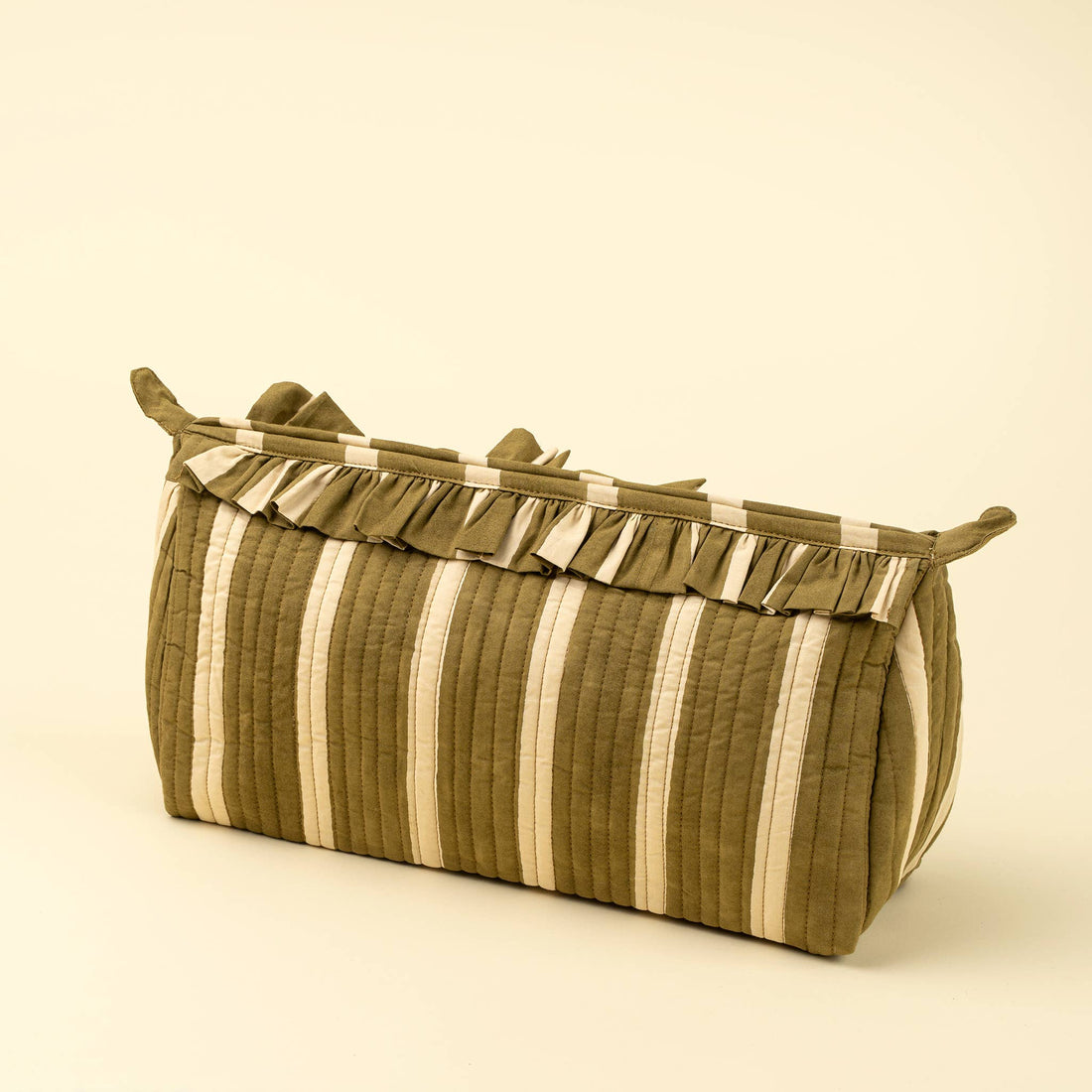 Block Print Stripe Pouch