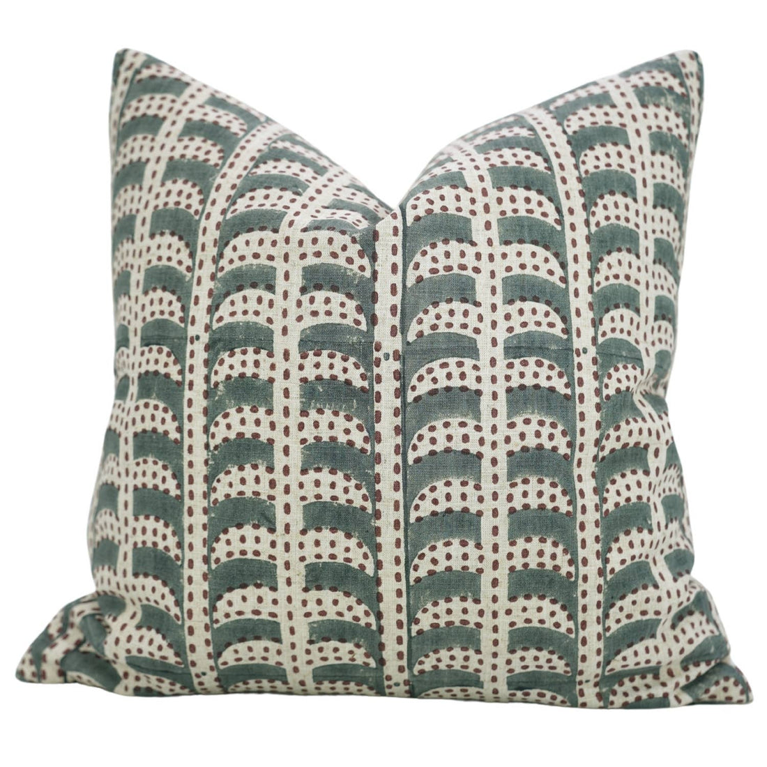 Block Linen Pillow Cover