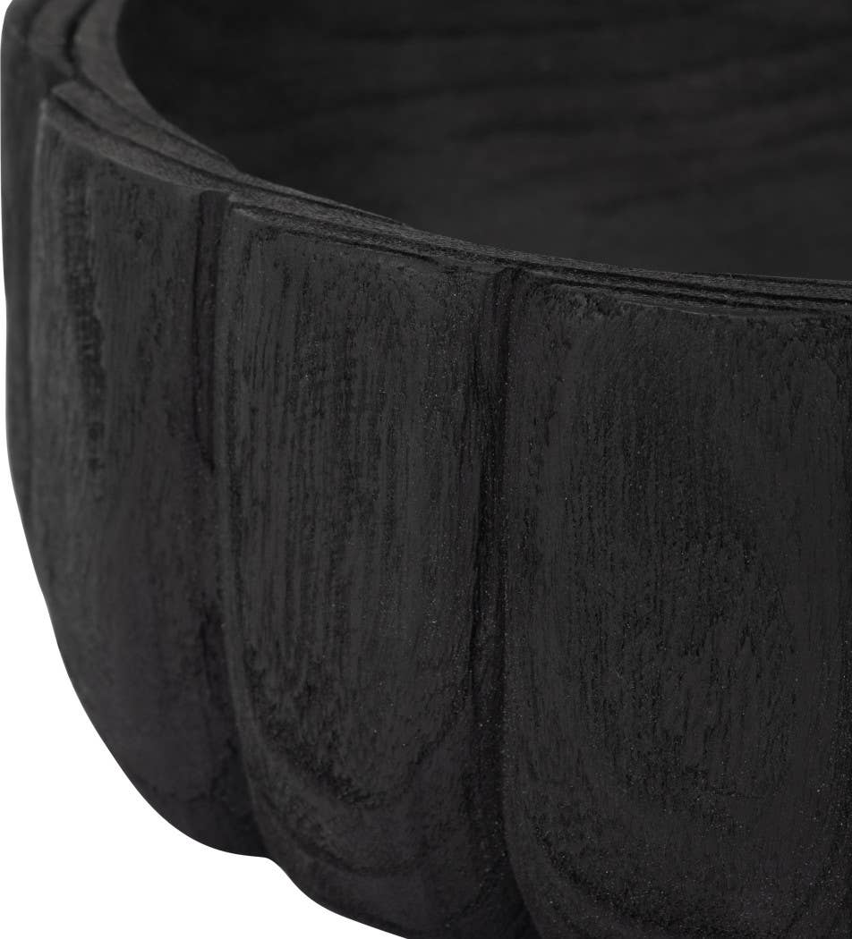 Paulownia Scalloped Bowl