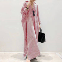Striped Maxi Shirt Dress